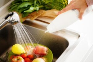 Lavar las frutas y verduras correctamente